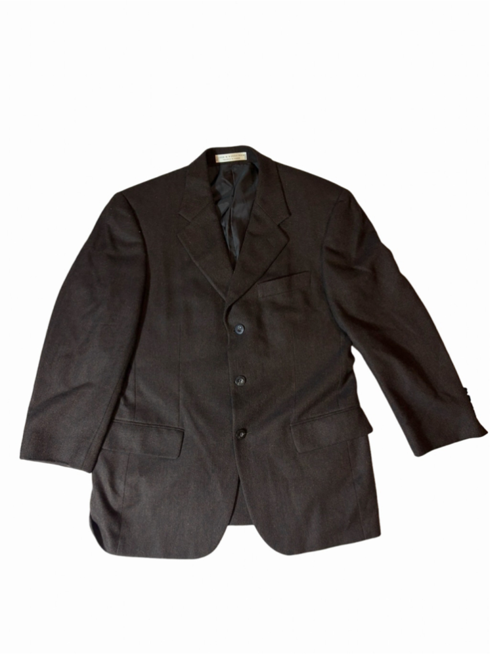 John W. Nordstrom Loro Piana Superfine Wool Cashmere Blazer Jacket Brown Canada